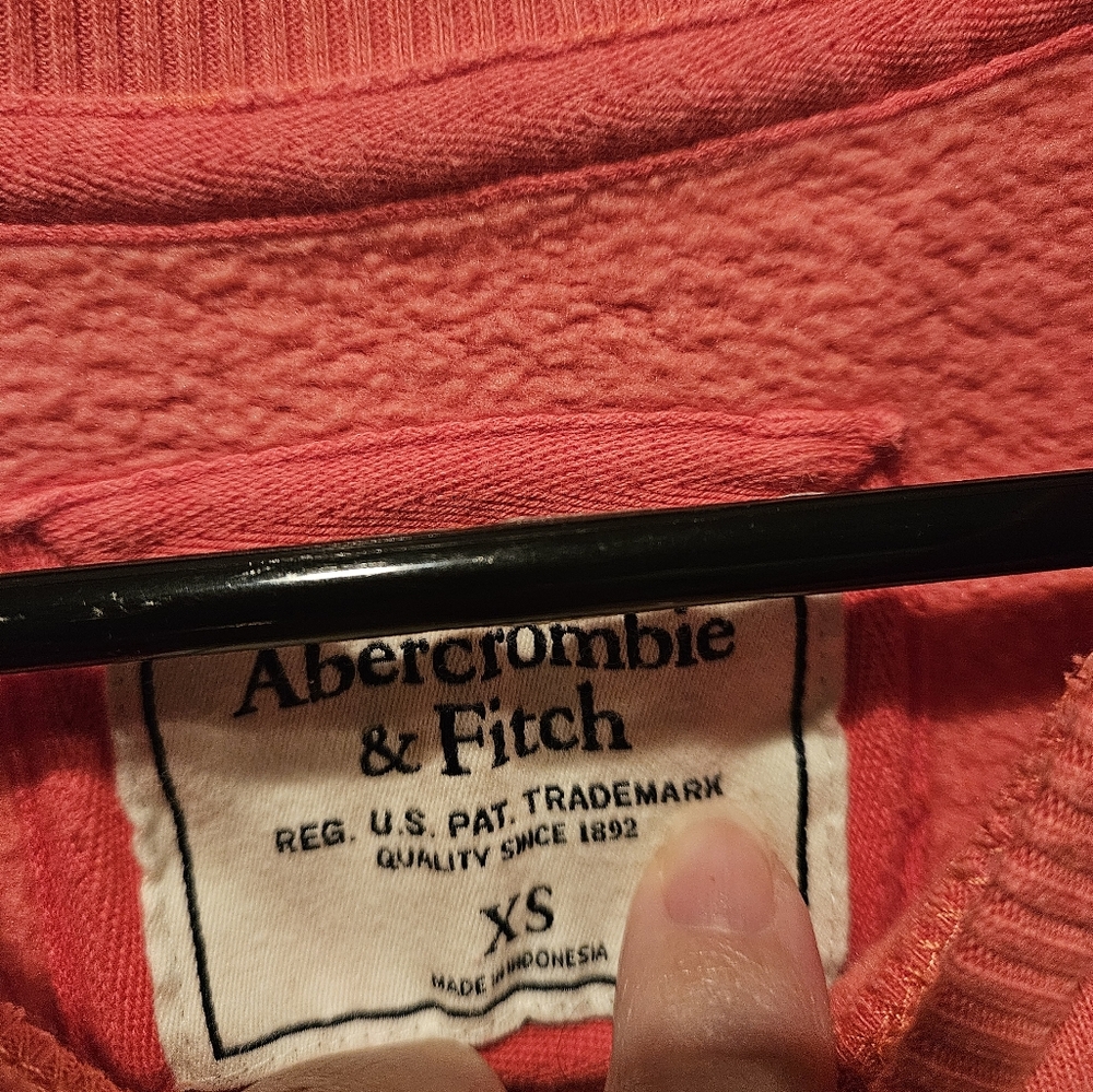 Abercrombie & Fitch Pink Crew Neck Sweatshirt Size XS - Picture 3 of 6